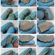 Aparentes herramientas de piedra reunidas en la Cueva de Chiquihuite